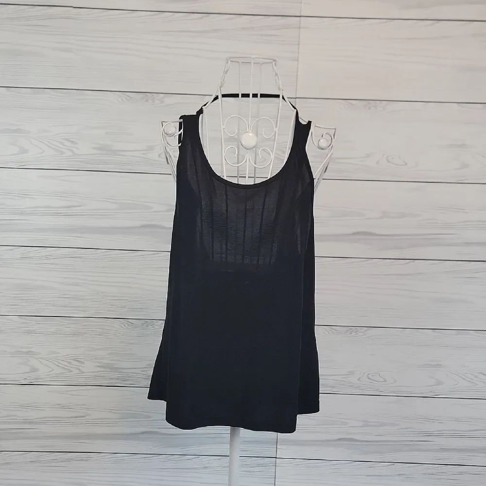 Oyanus Black Sleeveless Top Backless Womens Size L
